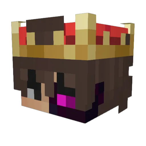 RengenDar Minecraft avatar head, 3D render