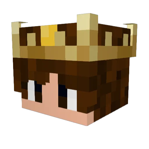 Rengoku_2022 Minecraft avatar head, 3D render
