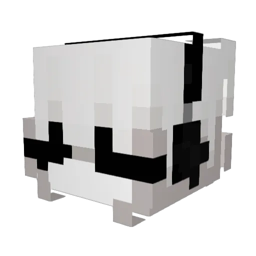 Rengonani Minecraft avatar head, 3D render