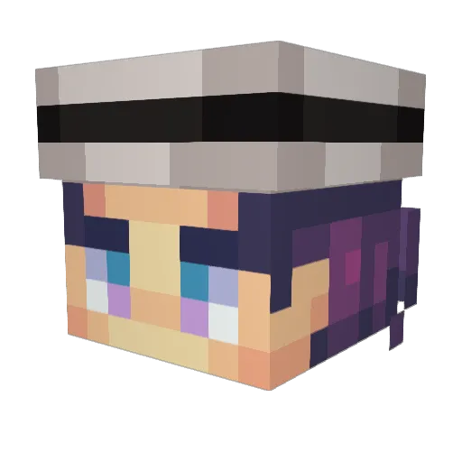 Reni685 Minecraft avatar head, 3D render