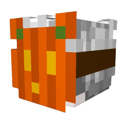 Renixity Minecraft avatar head, 3D render