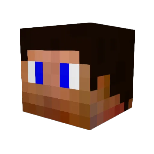 Rennan64 Minecraft avatar head, 3D render