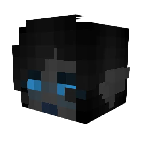 RenneKey Minecraft avatar head, 3D render