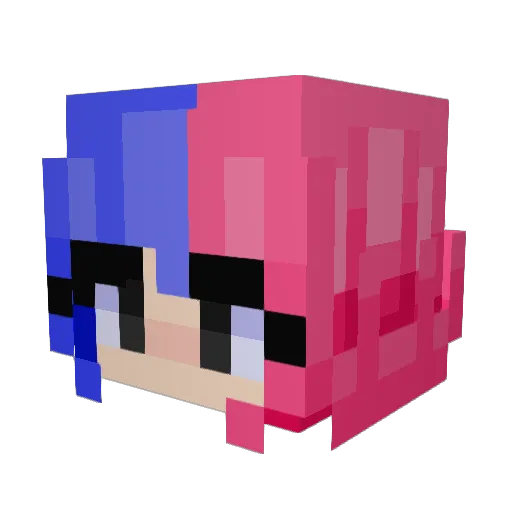 Renni_Jay Minecraft avatar head, 3D render