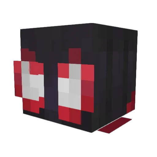 RennySetGo Minecraft avatar head, 3D render