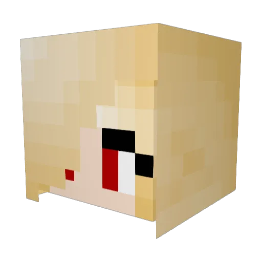 Renny_B_C Minecraft avatar head, 3D render