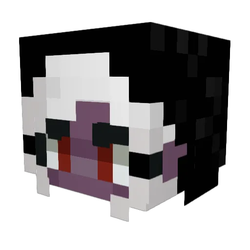 Renorien Minecraft avatar head, 3D render