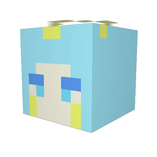 Renpul_0 Minecraft avatar head, 3D render