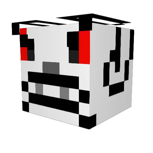 Rens_Eijlander Minecraft avatar head, 3D render