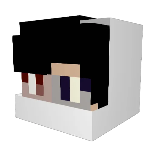 RenscH90 Minecraft avatar head, 3D render