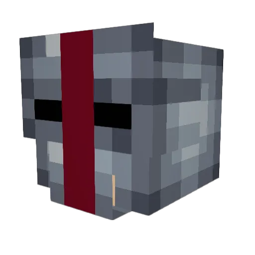 Rensius Minecraft avatar head, 3D render