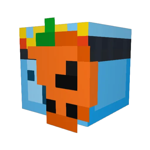 RentedInk284 Minecraft avatar head, 3D render