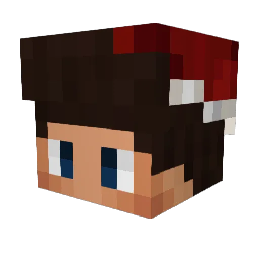 RentnerFabio Minecraft avatar head, 3D render
