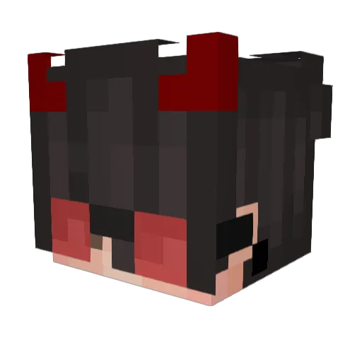 RenyNotFound Minecraft avatar head, 3D render