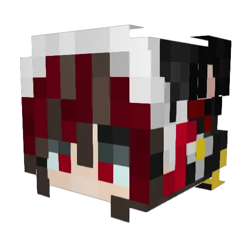 Renzies_ Minecraft avatar head, 3D render