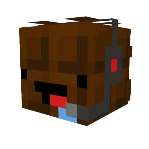 Renzii11 Minecraft avatar head, 3D render