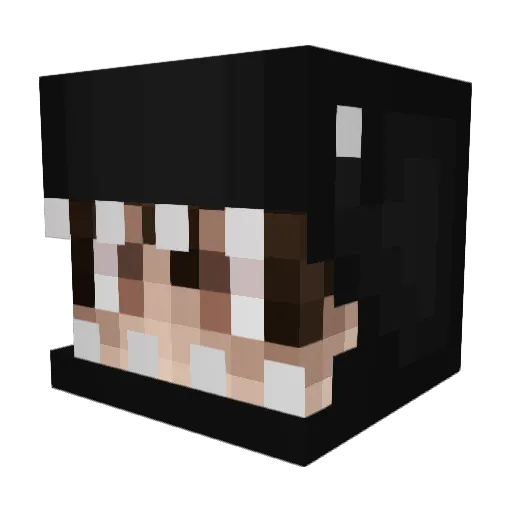 RenzoProfile Minecraft avatar head, 3D render