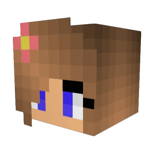 Renzoo Minecraft avatar head, 3D render