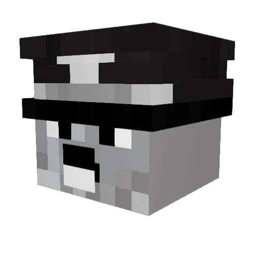 RenzopolisPro Minecraft avatar head, 3D render