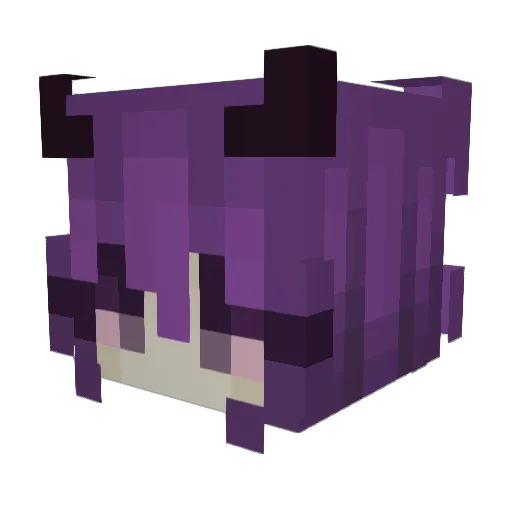 Reoliyta Minecraft avatar head, 3D render