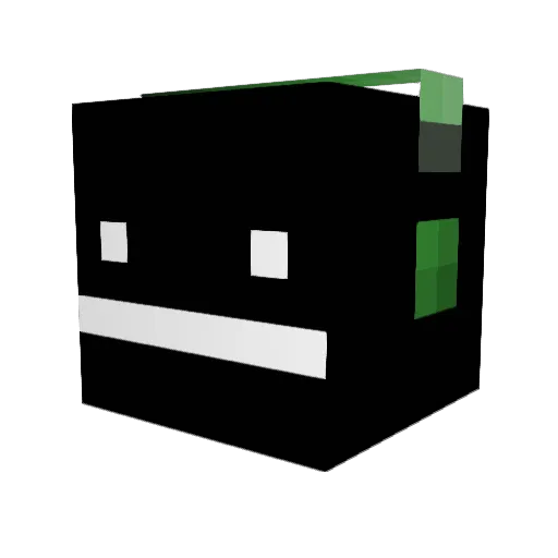 Reotoi000 Minecraft avatar head, 3D render