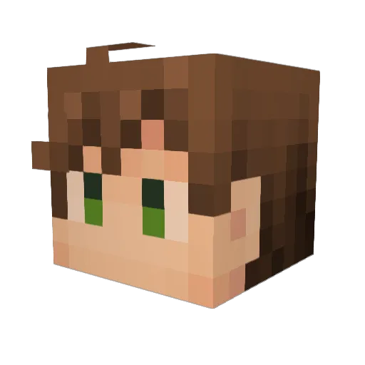RepKoH Minecraft avatar head, 3D render