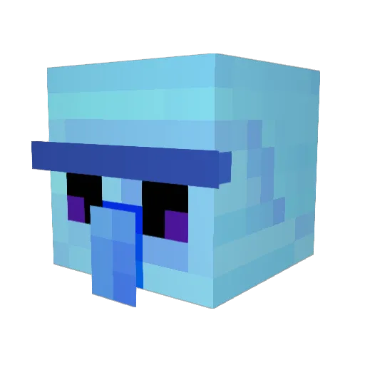 Rep____ Minecraft avatar head, 3D render