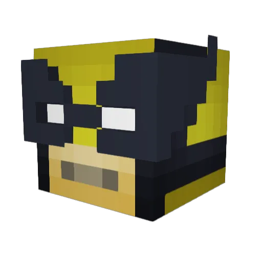 Repackage Minecraft avatar head, 3D render