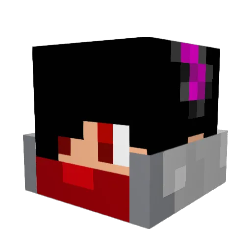 Repano Minecraft avatar head, 3D render