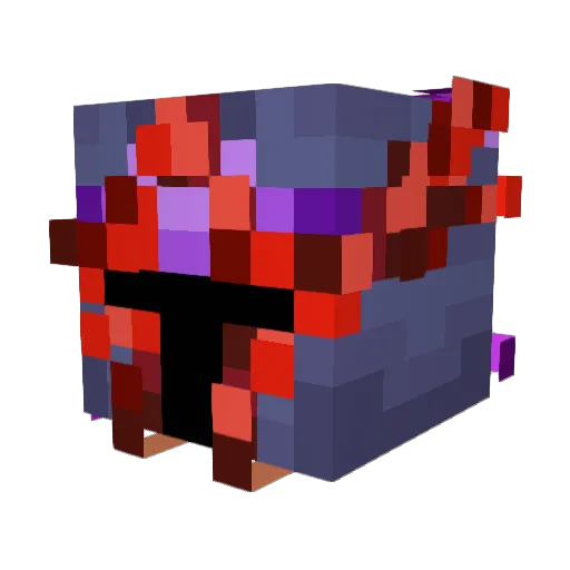 Repasss Minecraft avatar head, 3D render