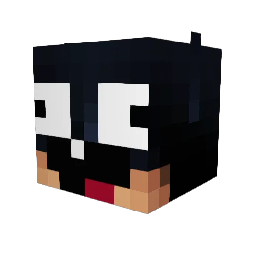 Repcak1337 Minecraft avatar head, 3D render