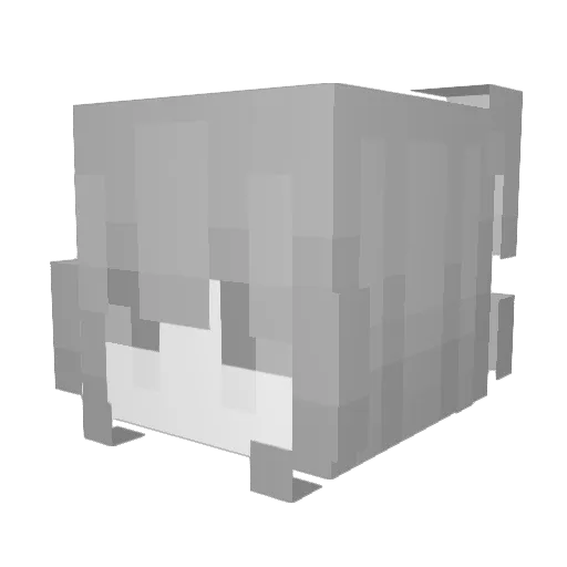 Repidumainicraft Minecraft avatar head, 3D render