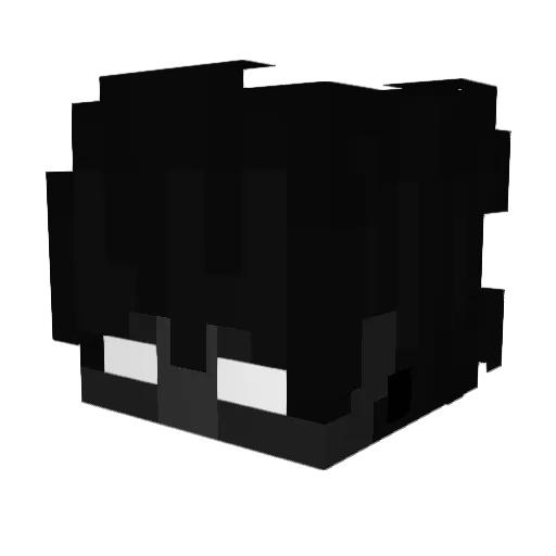 Replaceable0 Minecraft avatar head, 3D render