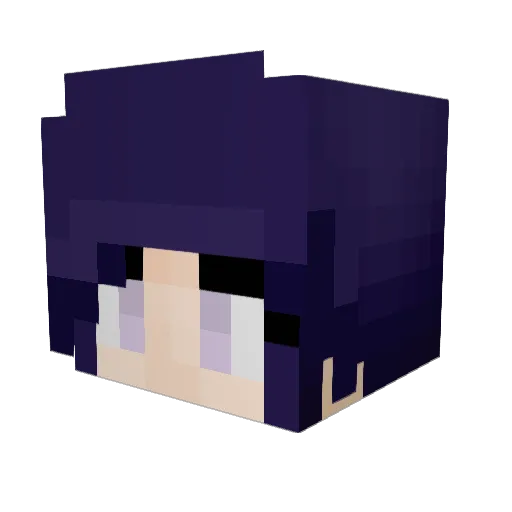 ReplayCrown Minecraft avatar head, 3D render