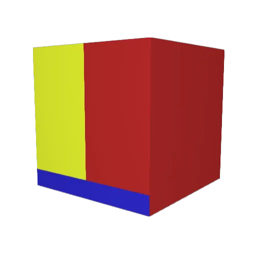 ReplicaDR Minecraft avatar head, 3D render