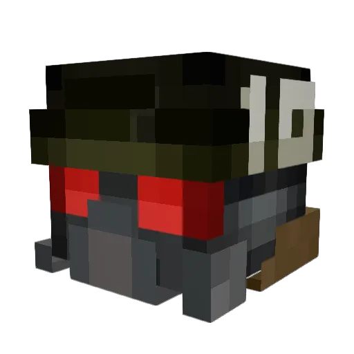 ReplikZ Minecraft avatar head, 3D render