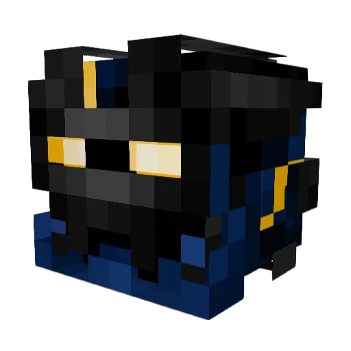 Repobrah Minecraft avatar head, 3D render