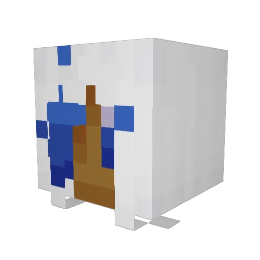 ReportedForUgly Minecraft avatar head, 3D render