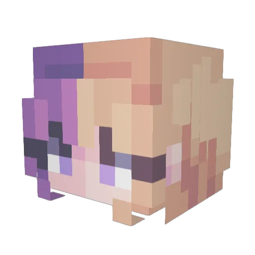 Repp88 Minecraft avatar head, 3D render