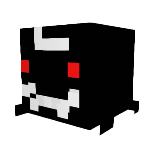 Reppos Minecraft avatar head, 3D render