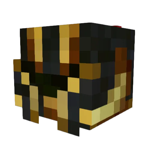 Repr6 Minecraft avatar head, 3D render