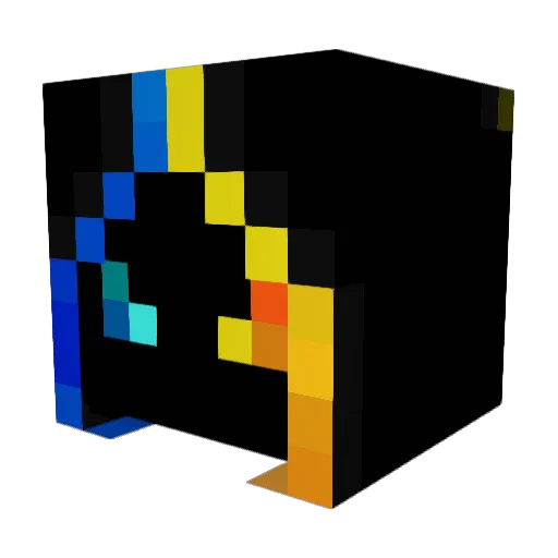 Reprin Minecraft avatar head, 3D render