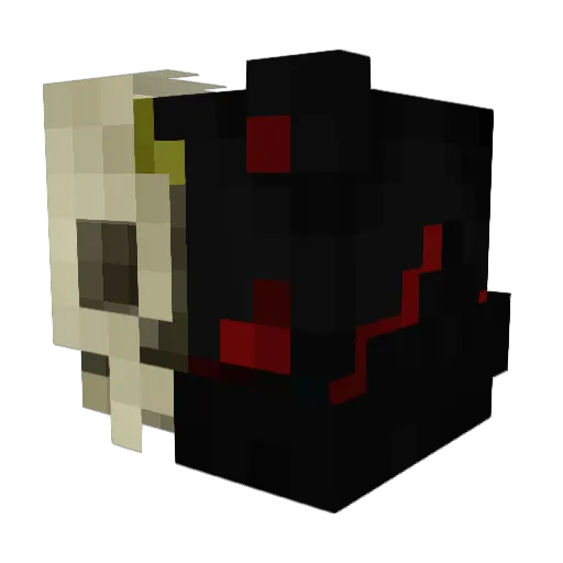 Reprx Minecraft avatar head, 3D render