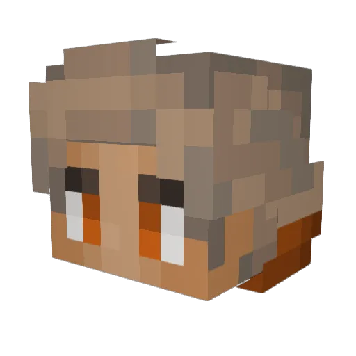 Repster278 Minecraft avatar head, 3D render