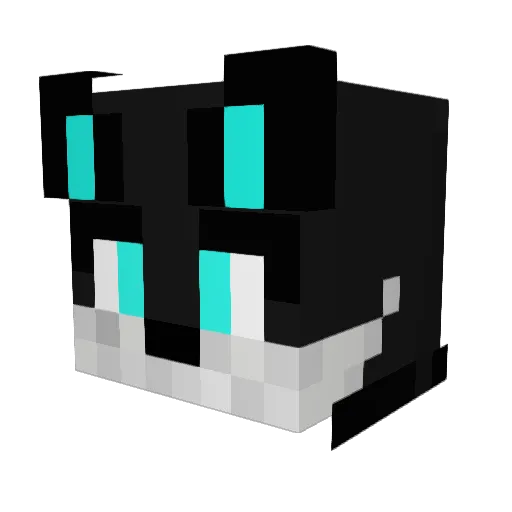 Rept1le_072 Minecraft avatar head, 3D render