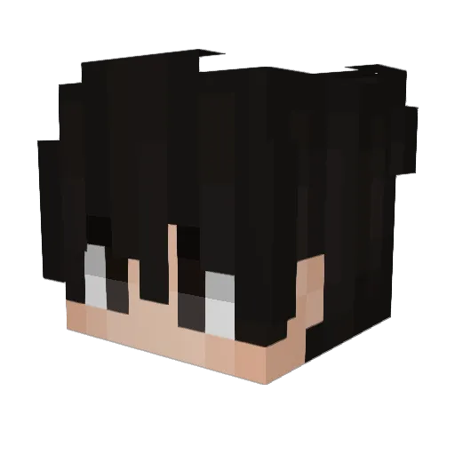 RepuXZ Minecraft avatar head, 3D render