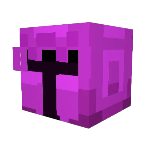 Republica Minecraft avatar head, 3D render