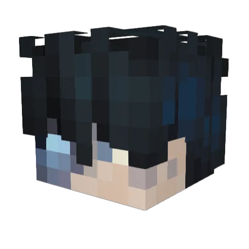 Repul_ Minecraft avatar head, 3D render