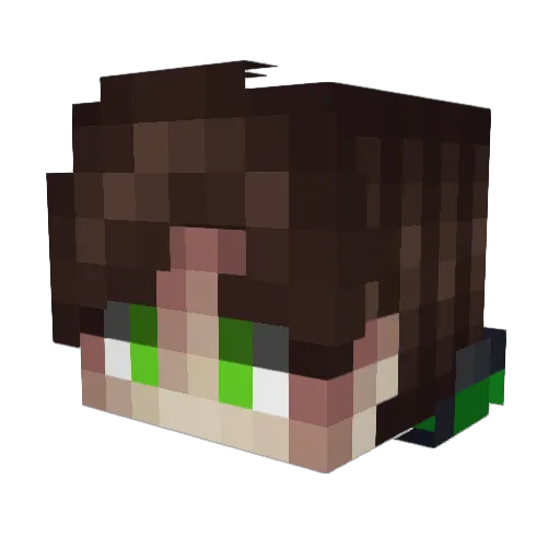 RepxrrYT Minecraft avatar head, 3D render