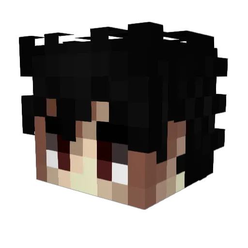 Requets Minecraft avatar head, 3D render